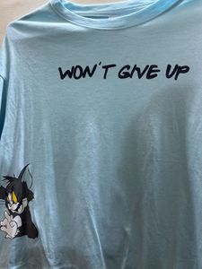 Light Blue Tom &amp; Jerry Graphic T-Shirt