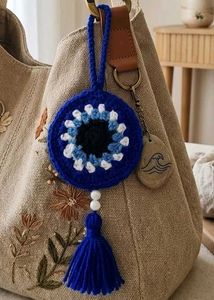 Boho Evil Eye Bag Charm