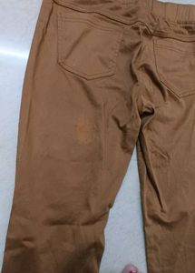 Brown Jeggings For Size 32 "