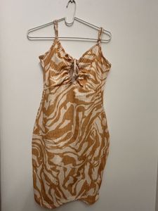 H&amp;M Zebra Print Mini Dress
