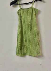urbanic knitted green bodycon dress New