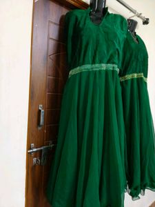 Beautiful Emerald Green Saree