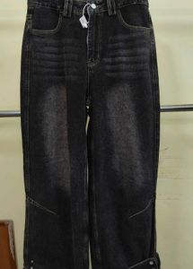 Women’s Black Wide-Leg Jeans | Trendy Denim