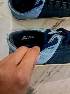 North Star Blue Denim Sneakers