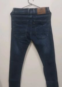 Stylish Dark Blue Denim Jeans