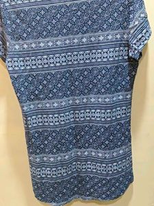 Lee Cooper Blue Printed T-Shirt