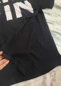 Black Graphic Print T-Shirt