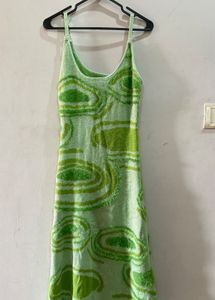 Green Patterned Sundress