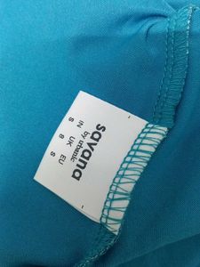 Elegant Turquoise One-Shoulder Maxi Dress