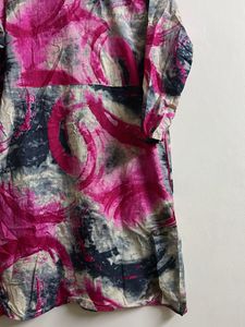 Vibrant Abstract Print Kurta