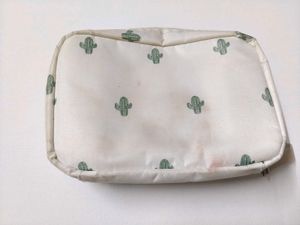 Cute Cactus Print Pouch