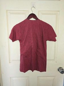 Boys Red Cotton Care T-Shirt