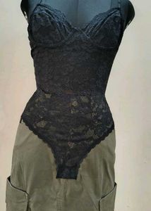 Black Lace Bodysuit