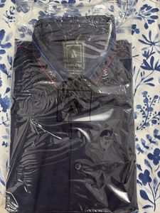 ABKASA Designer Navy Blue Shirt
