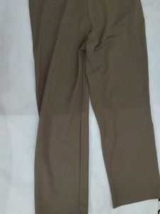Classic Brown Straight Leg Pants