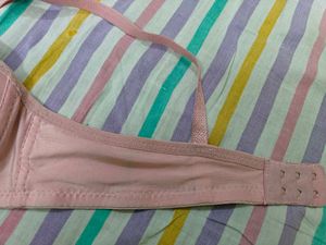 Pink Bra with Heart Detail