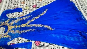 Royal Blue Embellished Gown