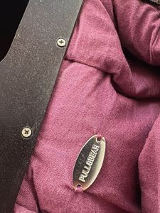 Striped Dupatta - Maroon &amp; Yellow