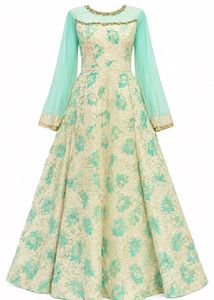 Elegant Floral Gown
