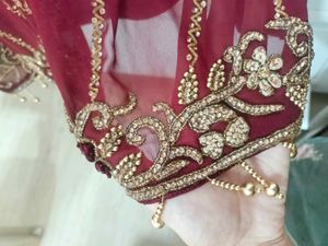 Elegant Maroon Embroidered Kurta Set