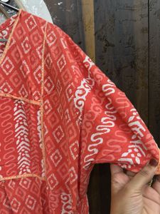 Boho Orange Maxi Dress