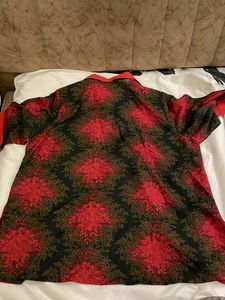 Vintage Floral Button-Up Shirt