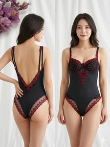 Black Lacy Bodysuit