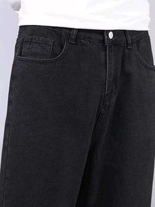 Men’s Urban Jet Black Loose Fit Jeans