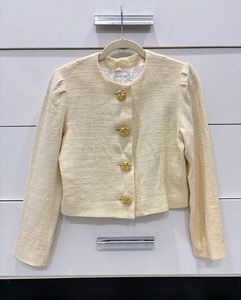 Chic Cream Tweed Jacket