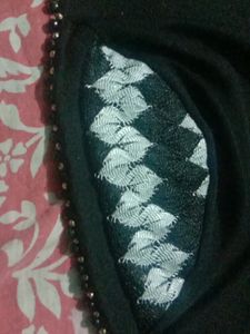 Black Dupatta With Nakab