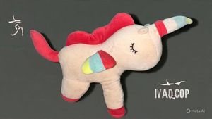 Big Unicorn Fluffy Soft Toy