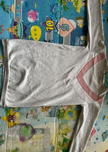 Women’s White & Pink Long Sleeve Sweatshirt | Casu