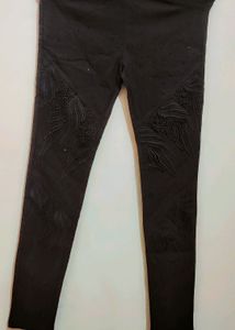 Black ⚫ Designer Pant For Girl 26 Waist