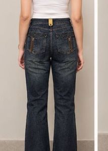 Flared Denim Jeans