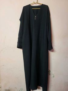 Elegant Black Abaya Style Gown