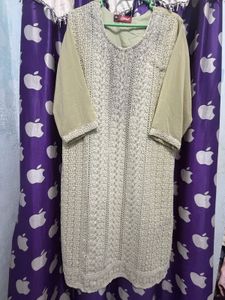 Elegant Chikankari Kurta Set with Dupatta