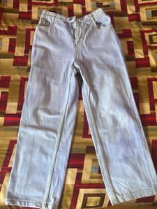 Light Blue Wide Leg Jeans