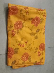 Vintage Floral Yellow dupatta