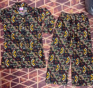 Boho Print Jumpsuit with Belt