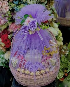 Beautifully Decorated Gift Basket