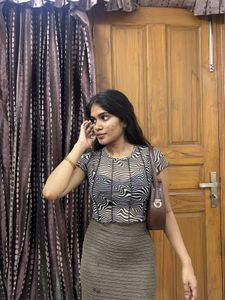 Trendy Zebra Print Mesh Top ( fixed)