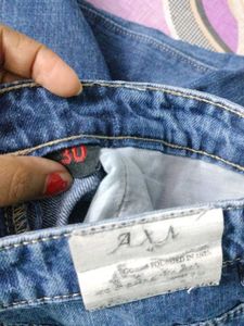 Women's Ripped Blue Jeans