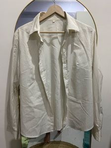 Chic Striped Button-Down Shirt