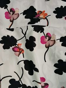 Floral Short Frock Sleeveless