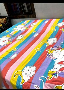 Unicorn Rainbow Bed sheets set for kids