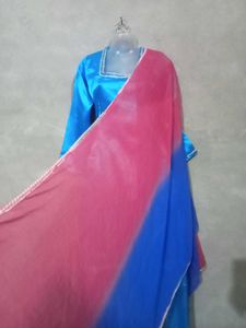 Blue Salwar Suit with Dupatta