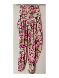 Flowy Floral Dhoti Pants