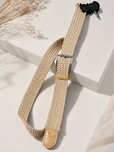 Braided Beige Belt