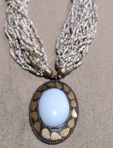 Bohemian Beaded Statement Necklace