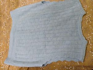 Korean Flora Knit Vest(New)